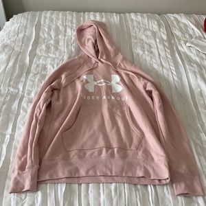 Under armour pink hoodie